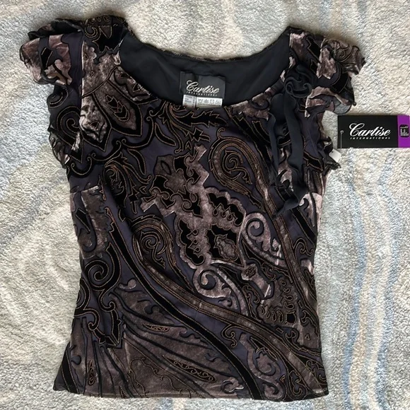 Black and Brown Skirt Set - Picture 5 of 16